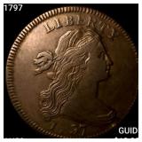 1797 Draped Bust Large Cent CLOSELY UNCIRCULATED