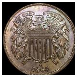 1864 Copper Two-Cent Piece UNCIRCULATED