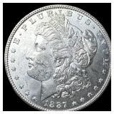 1887 Silver Morgan Dollar CHOICE BU