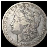1893-CC Silver Morgan Dollar NEARLY  UNCIRCULATED