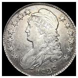 1828 Capped Bust Half Dollar NEARLY  UNCIRCULATED