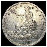 1878-S Silver Trade Dollar NEARLY  UNCIRCULATED