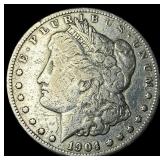 1904-S Morgan Silver Dollar LIGHTLY  CIRCULATED