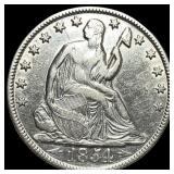 1854-O Silver Seated Liberty Half Dollar  CHOICE