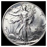 1944-D Silver Walking Liberty Half Dollar GEM  BU