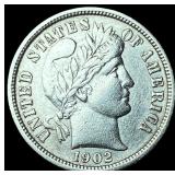1902-O Silver Barber Dime CLOSELY  UNCIRCULATED
