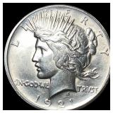 1921 Silver Peace Dollar UNCIRCULATED