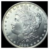 1884-O Silver Morgan Dollar GEM BU