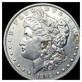 1892 Morgan Silver Dollar CLOSELY  UNCIRCULATED