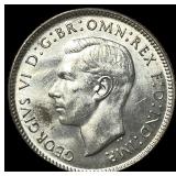 1942D Austrailia Silve 6 Pence