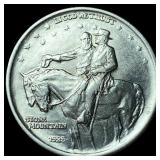 1925 Stone Mountain Silver Half Dollar  CLOSELY U