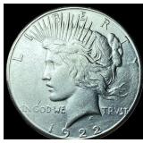 1922-S Silver Peace Dollar CLOSELY  UNCIRCULATED
