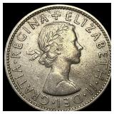 1958 Great Britain Copper Nickel Half Crown