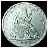 1863-S Silver Seated Liberty Half Dollar  CLOSELY
