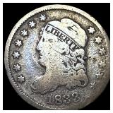 1833 Capped Bust Silver Half Dime NICELY  CIRCULA