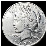 1935-S Silver Peace Dollar CLOSELY UNCIRCULATED