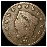 1826 Coronet Head Large Cent LIGHTLY  CIRCULATED