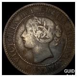 1858 Canada Bronze 1 Cent