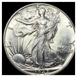 1942 Silver Walking Liberty Half Dollar  UNCIRCUL