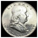1948 Silver Franklin Half Dollar UNCIRCULATED