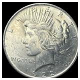 1922 Silver Peace Dollar GEM BU