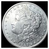 1897-S Silver Morgan Dollar CHOICE AU