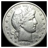 1901 Silver Barber Half Dollar NEARLY  UNCIRCULAT