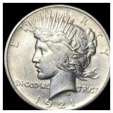 1921 Silver Peace Dollar UNCIRCULATED