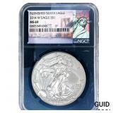 2014-W Silver Eagle NGC MS69