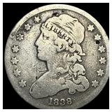 1838 Silver Capped Bust Quarter UNCIRCULATED