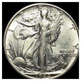 1944-S Silver Walking Liberty Half Dollar  CHOICE