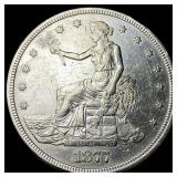 1877-S Silver Trade Dollar CLOSELY  UNCIRCULATED