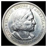 1893 Silver Columbian Expo Half Dollar  UNCIRCULA