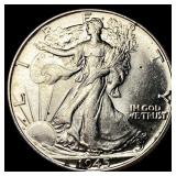 1945 Silver Walking Liberty Half Dollar  UNCIRCUL