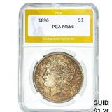 1896 Morgan Silver Dollar PGA MS66