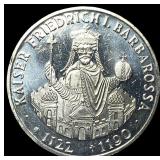 1990F West Germany Silver 10 Mark .3115oz ASW