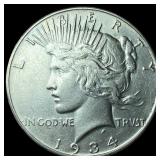 1934-S Silver Peace Dollar CLOSELY  UNCIRCULATED