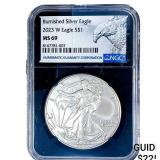 2023-W Silver Eagle NGC MS69 Burnished