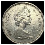 1969 Canada Nickel 25 Cents
