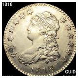 1818 Capped Bust Quarter CHOICE AU