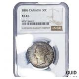 1898 Canada Silver 50C NGC XF45