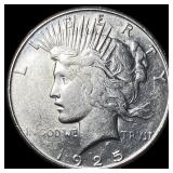 1925 Peace Silver Dollar CHOICE AU