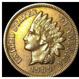 1909-S Indian Head Cent CLOSELY UNCIRCULATED