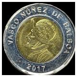 2017 Panama Bimetallic 1 Balboa