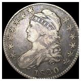 1820 Capped Bust Half Dollar NEARLY UNCIRCULATED