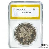 1900-O/CC Morgan Silver Dollar PGA VF20