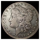 1894-O Silver Morgan Dollar LIGHTLY  CIRCULATED