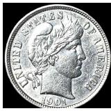 1901 Silver Barber Dime UNCIRCULATED