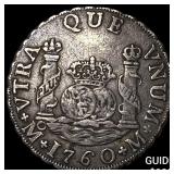 1760-M Mexico Charles III Silver 2 Reales