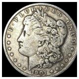 1901 Morgan Silver Dollar NEARLY UNCIRCULATED
